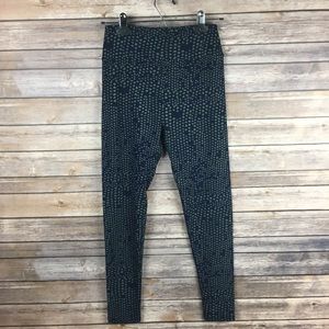 FINAL PRICE- LuLaRoe Leggings Navy- Khaki Print